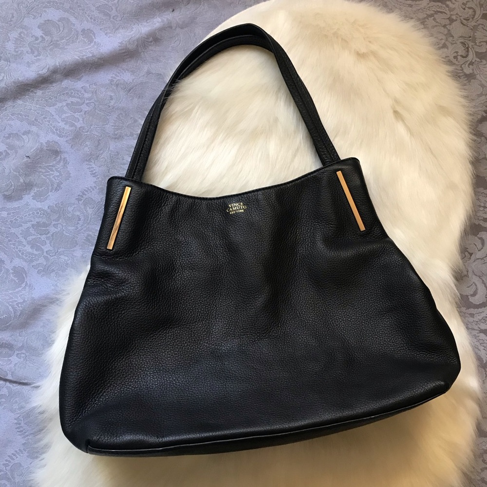 Vince Camuto ⚜️ Large Ike Leather Tote Purse - Picture 3 of 7